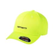 Carhartt Wip Strukturerad Flexfit Script Cap Green, Herr