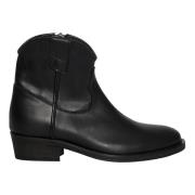 Via Roma 15 Ankle Boots Black, Dam