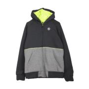 Dolly Noire Svart/Fluo Grön/Grå Zip Hoodie Black, Herr