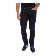 Emporio Armani Slim Fit Mörk Denim Jeans Blue, Herr