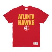 Mitchell & Ness Atlanta Hawks NBA Tee Legendary Collection Red, Herr