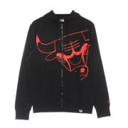 New Era Chicago Bulls Lättvikts Zip Hoodie Multicolor, Herr