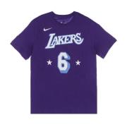 Nike Lebron James Lakers Tee Celebration Purple, Herr