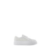 Armani Exchange Vita Läder Casual Sneakers White, Dam