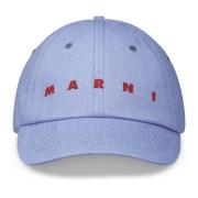 Marni Stiliga Hattar Kollektion Blue, Herr