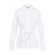 Max Mara Vit Skjorta för Kvinnor Elegant Stil White, Dam