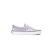 Vans Rutig Slip-on Sneaker Languid Lavendel/Vit Purple, Dam