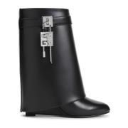 Givenchy Svarta ankelstövlar med 9 cm klack Black, Dam