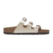 Birkenstock Elegant Pärlvit Sandal Beige, Dam