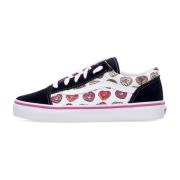 Vans Svart/Rosa Old Skool Sneakers Black, Dam