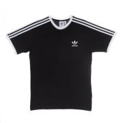 Adidas 3 Stripes Tee - Svart Streetwear Black, Herr