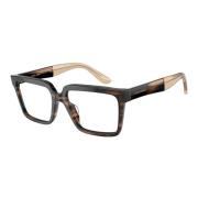 Giorgio Armani Randig Brun Glasögonbågar AR 7230U Brown, Unisex