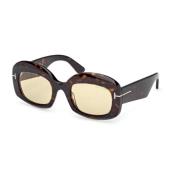 Tom Ford Ft1219 52E Sunglasses Brown, Unisex