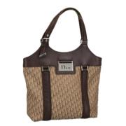 Dior Vintage Pre-owned Canvas dior-vskor Beige, Dam