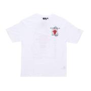 New Era Chicago Bulls Grafisk Tee Vit/Svart White, Herr