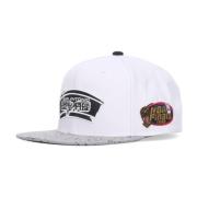 Mitchell & Ness NBA Cement Top Snapback Keps White, Herr