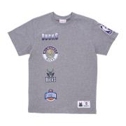 Mitchell & Ness Milwaukee Bucks NBA T-shirt Gray, Herr