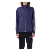 Palm Angels Marinblå Stickade Track Jacket Aw23 Blue, Herr