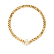 Vivienne Westwood Guld Graziella Chocker Halsband Yellow, Dam