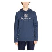 Aquascutum Blå Sweatshirt med Fickor Blue, Herr