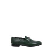 Salvatore Ferragamo Grön Ottone Loafer Skor Green, Dam