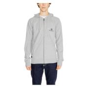 Aquascutum Herr Capsulate Bomulls Sweatshirt Gray, Herr