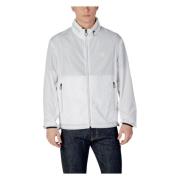 Armani Exchange Vit Zip-Up Jacka Vår/Sommar Herr White, Herr