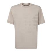 Emporio Armani Ljusgrå Logo T-shirt Gray, Herr