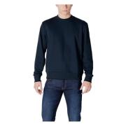 Colmar Bomull Polyester Herr Hoodless Sweatshirt Blue, Herr