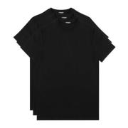 Dsquared2 Enfärgad Logo T-shirt Pack Black, Herr