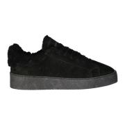 Dsquared2 Läder Sneakers med Eco Päls Foder Black, Herr