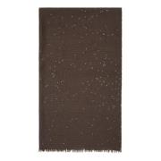 Brunello Cucinelli Stilren Scarf C8705 för alla tillfällen Brown, Dam