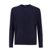 Ballantyne Ren ull crew neck tröja Blue, Herr