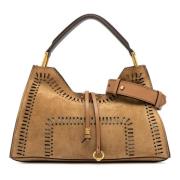 Gianni Chiarini Peanut Butter Aurora Handväska Brown, Dam