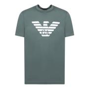 Emporio Armani Salvia Grön Örnelogo T-shirt Green, Herr