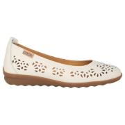 Pikolinos Off White Perforerad Dam Ballerina Beige, Dam