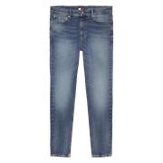 Tommy Jeans Blå Skinny Fit Stretch Denim Jeans Blue, Herr