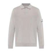 Stone Island Ullpolo kapsel Ghost Gray, Herr