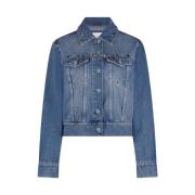 FABIENNE CHAPOT Lexie Denim Jacket Blue, Dam