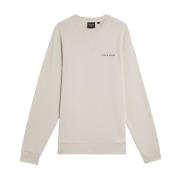 Lyle & Scott Mid Layers Loopback Broderad Crew Neck Sweatshirt Gray, H...