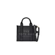 Marc Jacobs Lyxig Läder Liten Tote Handväska Black, Dam