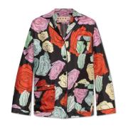 Marni Skjorta med blommotiv Multicolor, Dam