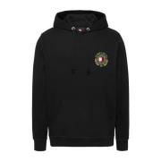 Tommy Jeans Svart Huva Logo Sweatshirt Black, Herr