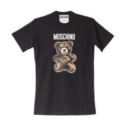 Moschino Adrian Bear T-shirt Black, Dam