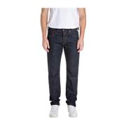 Replay Deep Indigo Regular Denim Jeans Blue, Herr