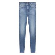 Tommy Jeans Vintage Skinny Fit Blå Jeans Blue, Dam