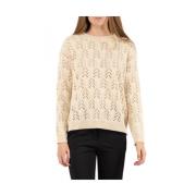 Weekend Casual T-shirt för helgen Beige, Dam