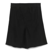 Jil Sander Svarta Bomull Elastiska Midjeshorts Black, Herr