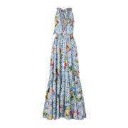 Camilla Ruffle Hem Halter Klänning - Wall To Wall Wonders Multicolor, ...