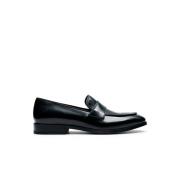 Fabi Formella Läderloafers Svart Black, Herr